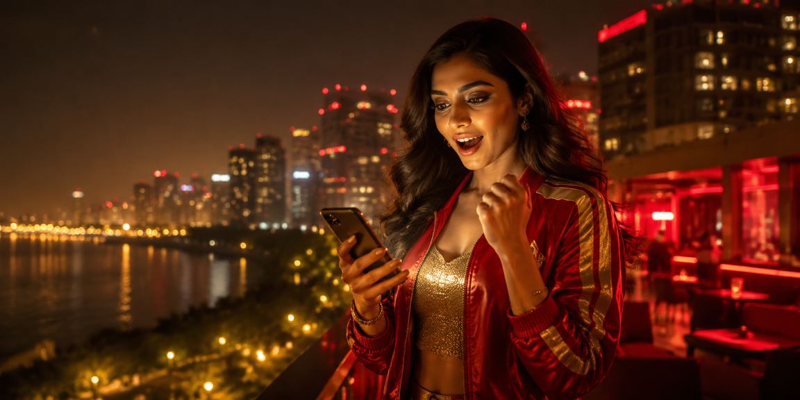 Bollywood movie scene with cricket and betting theme