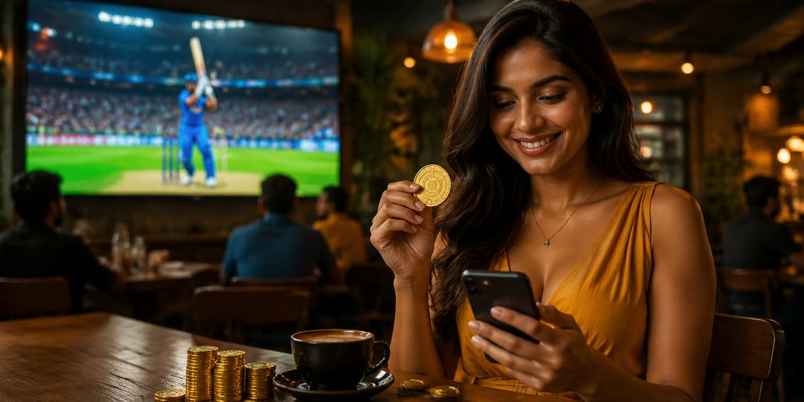 Cricket match with responsible gaming concept in India